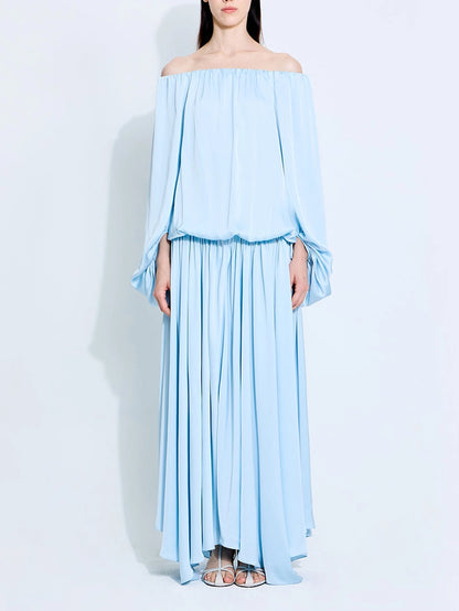 Isabella Off-Shoulder Maxi Dress